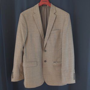 Egara Men's Blazer Grey 40R Slim